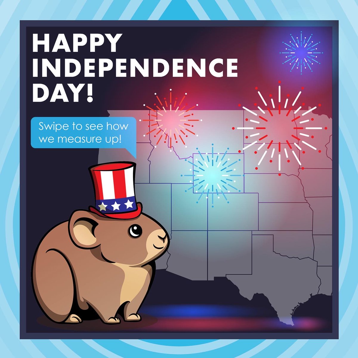 SLCPU's tweet photo. Happy Independence Day! All states aim to #KeepItPure across the U.S. but Utah watersheds are unique! To maintain our access & quality, follow Kip's Tips after the Independence Day festivities! Check for firework restrictions at https://t.co/1bDkMg7i9X #Watershed #SaveOurCanyons https://t.co/iVHduEOMLW