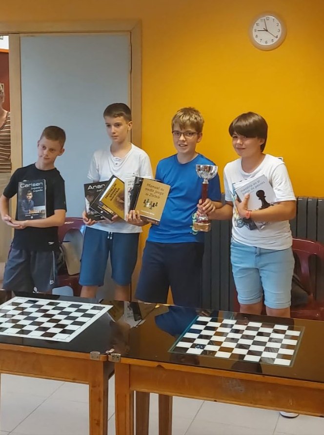 AjedrezFrechin's tweet image. Fin del torneo cerrado de Helios. Buena actuación de nuestro chicos destacando segundo puesto de Sergio Atares en sub14 y segundo y tercer puesto de Diego de Francisco y Diego Jario en sub12. Felicitar a Máximo Lorente y Alcher Jaime por su victoria.
@olivarajedrez @cnhelios