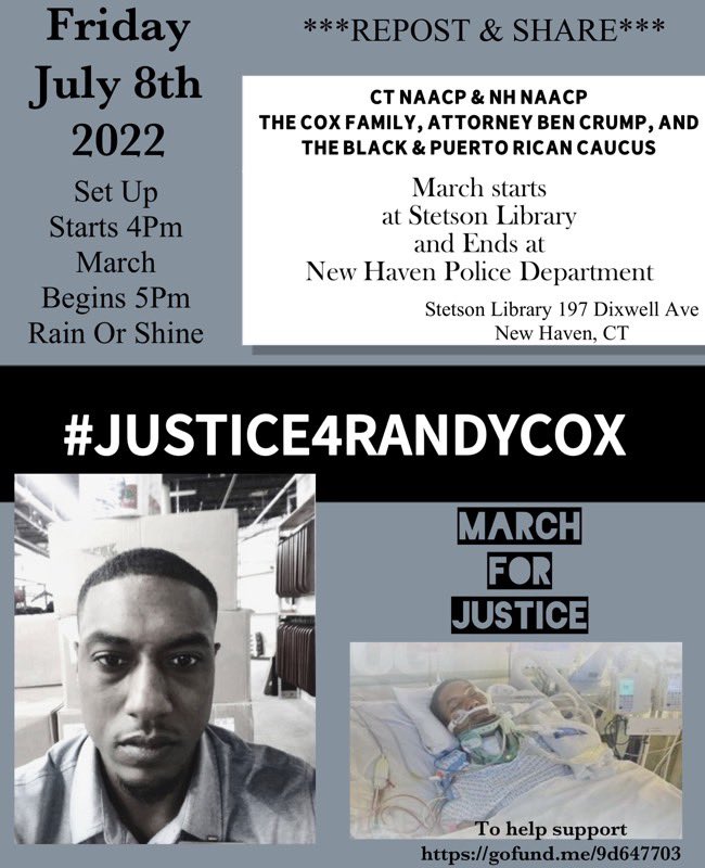 PeruvianPrinc12's tweet photo. March for Justice! On June 19th Randy’s life changed drastically. They broke his neck caused spinal cord injury. All he needed was for 1 person to give a damn that day, but no one did &amp; now he’s paying for it. Hold these officers accountable!#JusticeForRandyCox #Justice4RandyCox https://t.co/0VMYUibl27