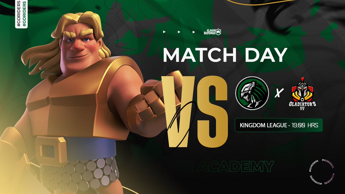 AZRAcademy's tweet photo. Hoy hacemos nuestro debut, y dejaremos todo en la arena para llevarnos la victoria 🔥

🏆 @KingdomLCR 
🆚 @Gladiators_Sv_ 
⏰ 20:00 🇲🇽
🎙️ @guerrasu92 

#GoAzR ⚡ #ClashRoyale https://t.co/SAQBW1T2fv
