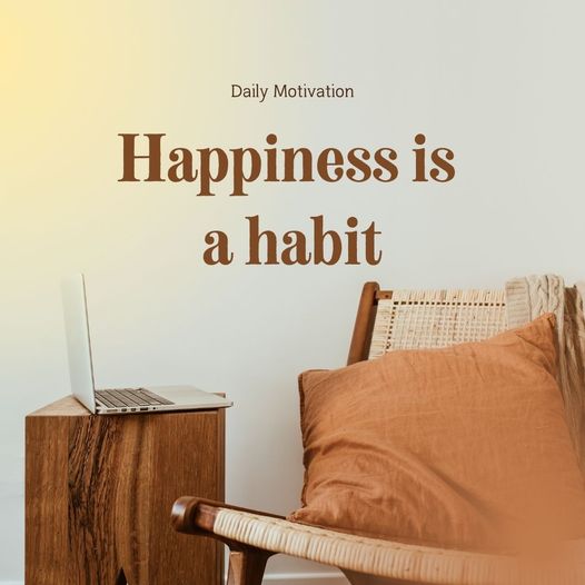 DrLinford's tweet photo. Happiness is a habit. What are you doing today to create happiness in your world? #MotivationMonday https://t.co/eCQCcdYMmu