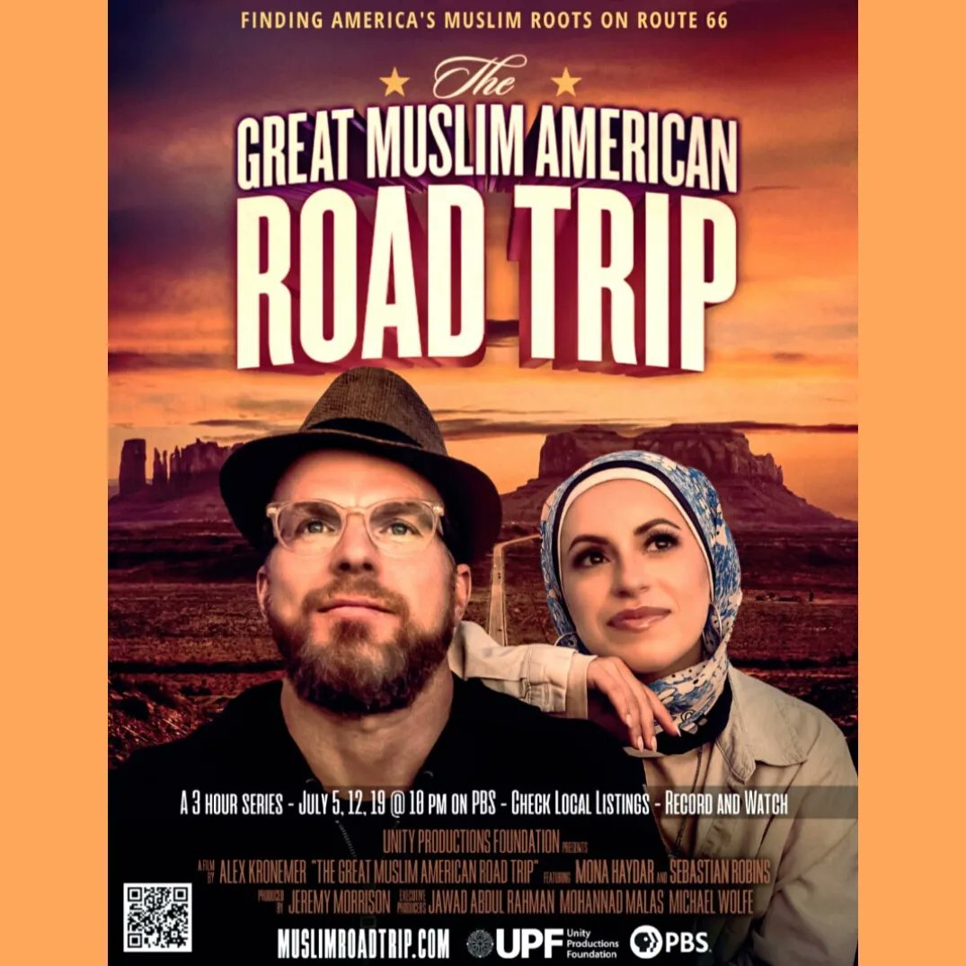 The Great American Muslim Road Trip on PBS begins tomorrow July 5Th at 10 PM. A 3-part series, episodes 2 & 3 on July 12th and 19th. Check local listings.