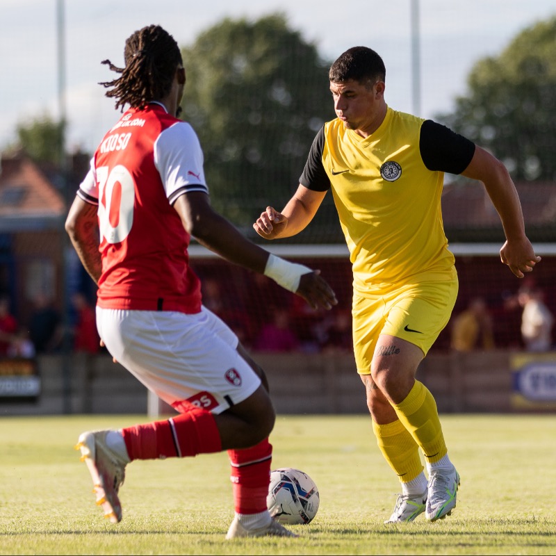 parkgatefc's tweet photo. Here’s our gallery from Friday evening’s annual pre-season friendly against Rotherham United.

📸 @tobywildgoose

#steelmen #rufc 🔴