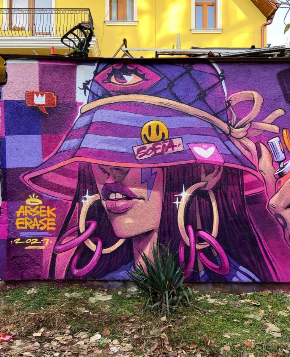 #streetart.  #urbanart.  #mural 
By : Arsek &amp; Erase