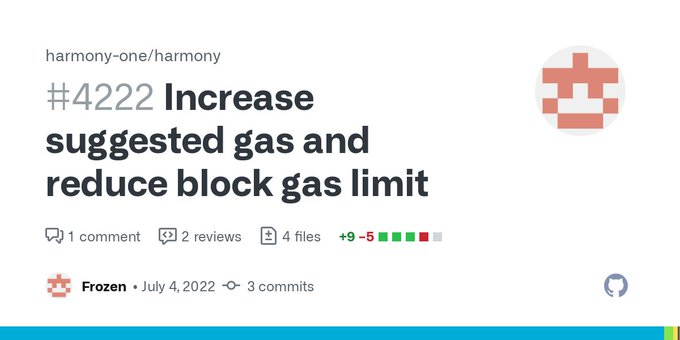 harmonyprotocol's tweet photo. 2/ Update: The solution will be provided under PR 4222 (link below) which is still under review, yet to be pushed to production.

Keep an eye out for more updates as the engineers work to implement this fix for everyone.

Link: https://t.co/1R4ELrfyHC https://t.co/C3SckXLAcZ