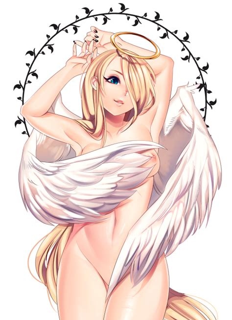 "It is surly blasphemous to watch an angel change and yet you dare to walk in on me?"

Despite her words coming out as somewhat harsh, the Angel seemed to simply giggle, not truly caring nor offended that she was caught clothesless.
