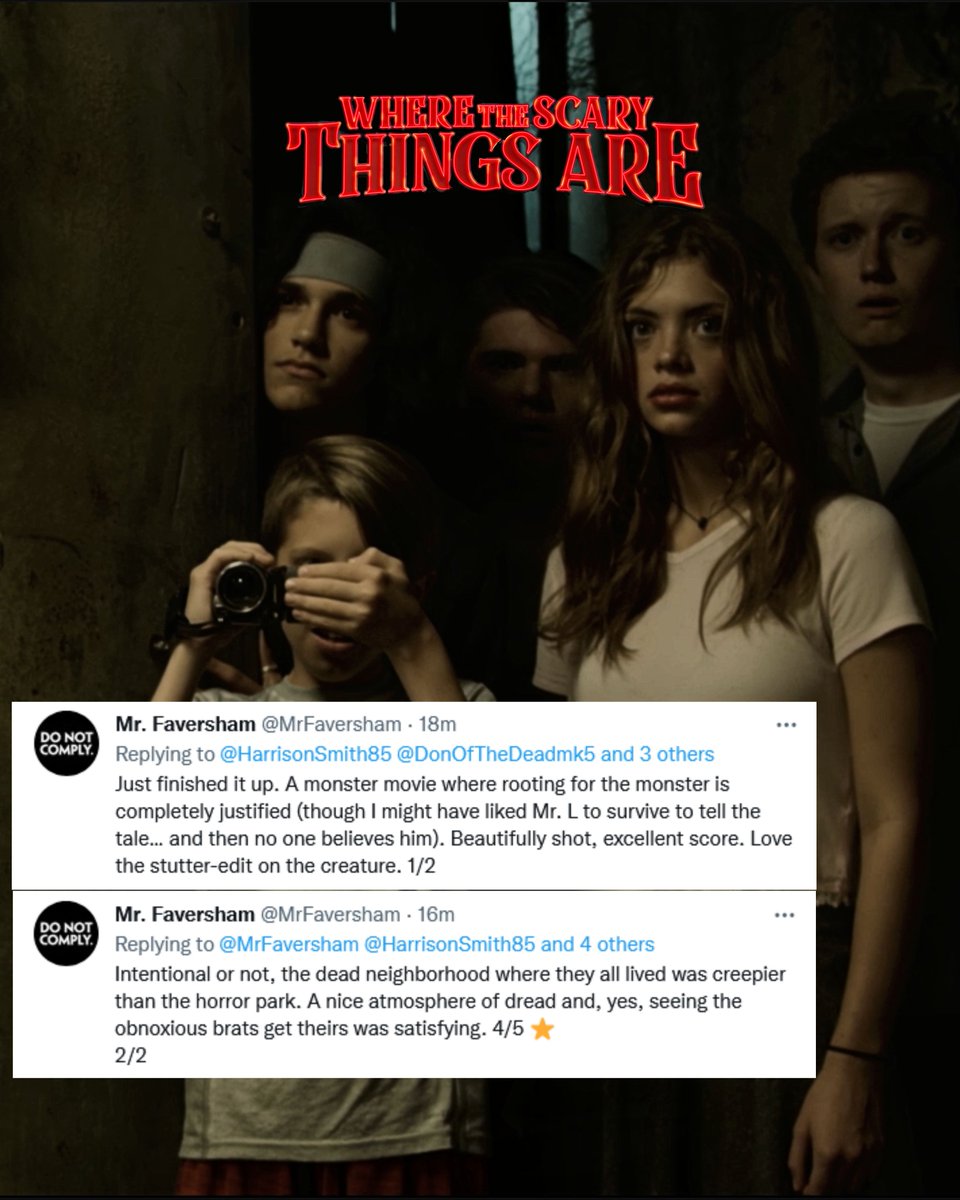 Looking for a good #July4th #HorrorMovies ? My #WhereTheScaryThingsAre is out on #DVD and streaming. @PrimeVideo @redbox @itunes On Demand @dishtv @googleplay and more! @MrFaversham