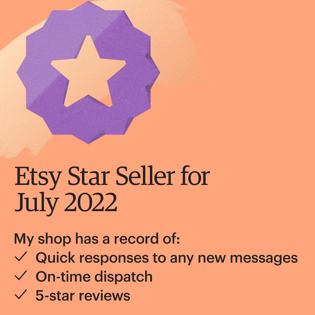SRJewelleryNI's tweet photo. I’m a Star Seller on Etsy this month! That means you can purchase from my Etsy shop knowing I have a record of providing an excellent customer experience. #EtsyStarSeller https://t.co/fSj4vneRxX https://t.co/CkHqetsDz5
