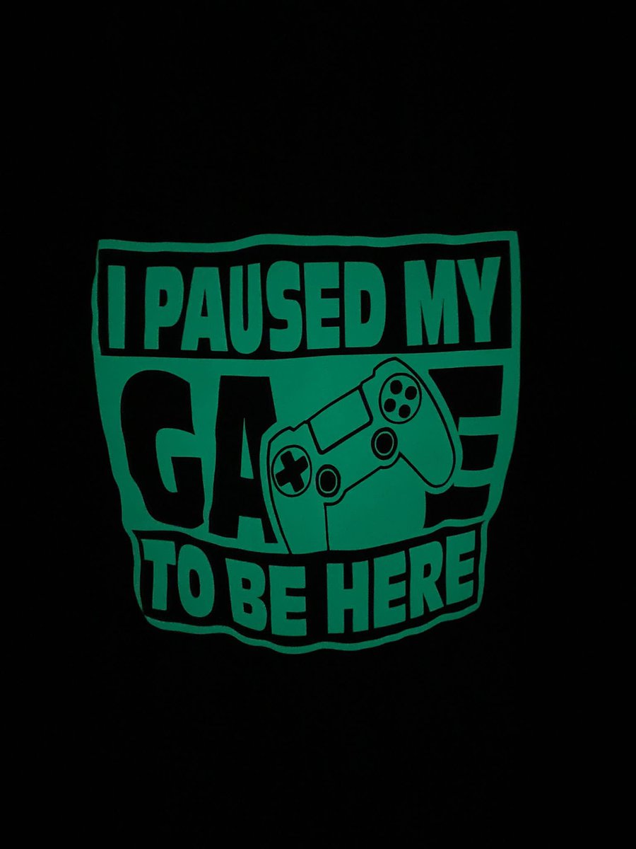 DesignBartex's tweet photo. Glow in the dark vinyl, looks great on T-shirts and hoodies. All clothing made to order. #teambartex https://t.co/yGrCcyFp8m