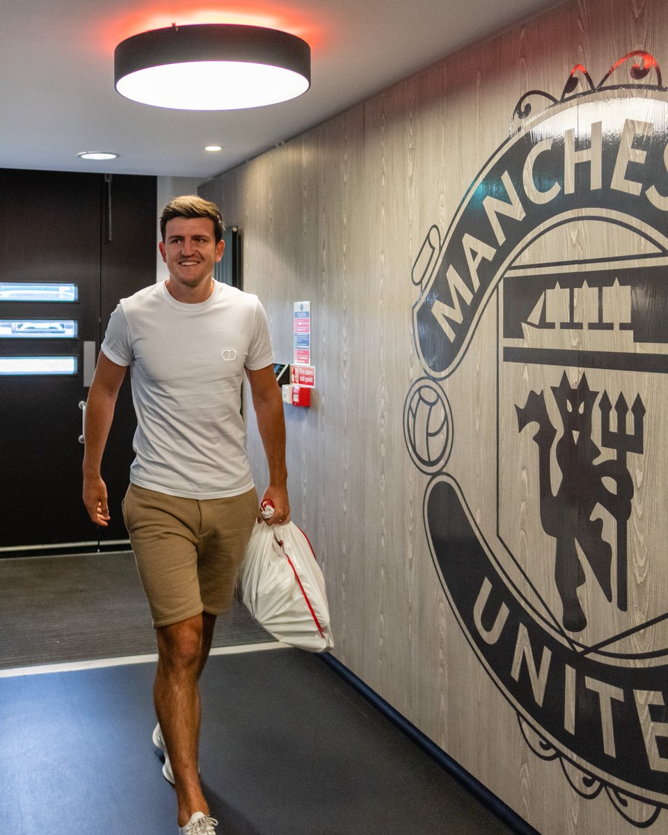 El capitán del Manchester United llegó, muchachos.