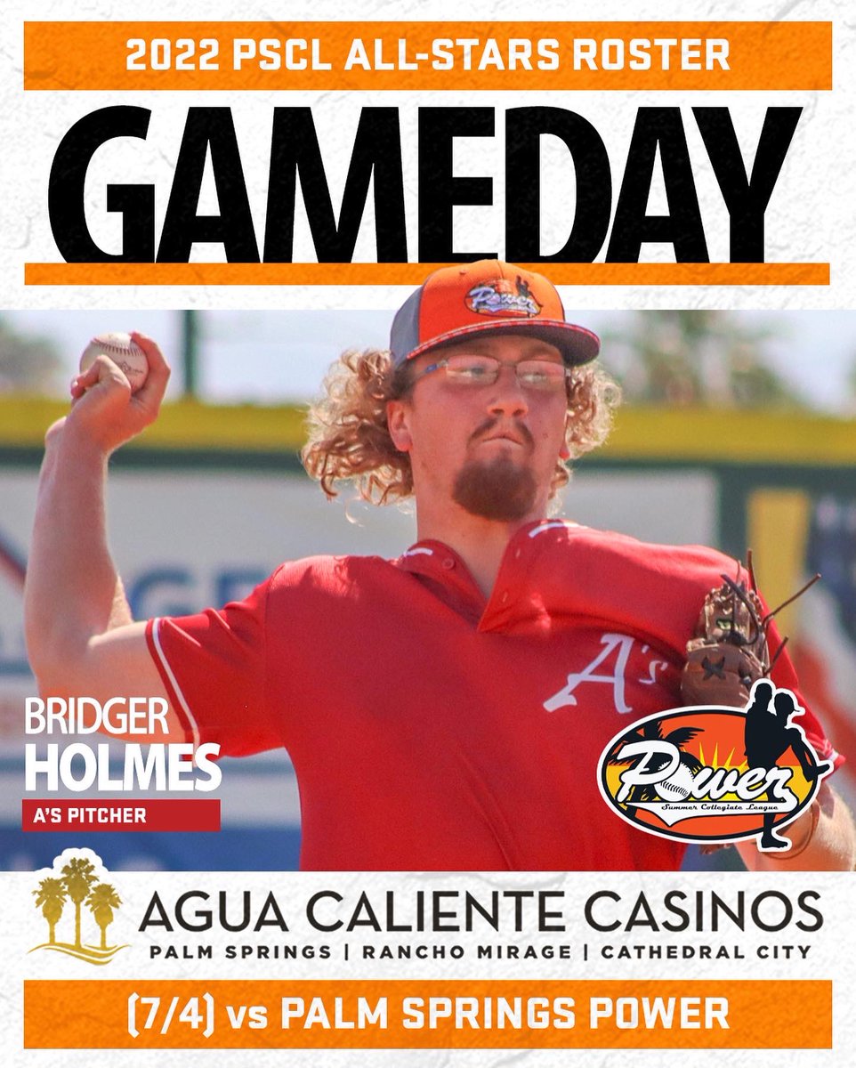 PSCL2027's tweet photo. Congratulations to our 2022 PSCL All-Stars 🌟 The PSCL All-Stars take on the Palm Springs Power tonight. Gates open at 4:30 pm and First Pitch is at 6:00 pm with Post-Game Fireworks 💥 Can’t wait to see you there! #PSCL2022 #BaseballAtItsBest https://t.co/6j0FPWMBWJ