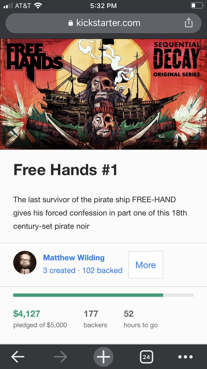 MatthewWilding's tweet photo. Only $873 to go!

Genuinely incredible how many folks are on board for our little pirate adventure. 

#jointhecrew

🏴‍☠️🏴‍☠️🏴‍☠️🏴‍☠️🏴‍☠️

https://t.co/GsVRaqcr9j https://t.co/3CSMbh8eT8