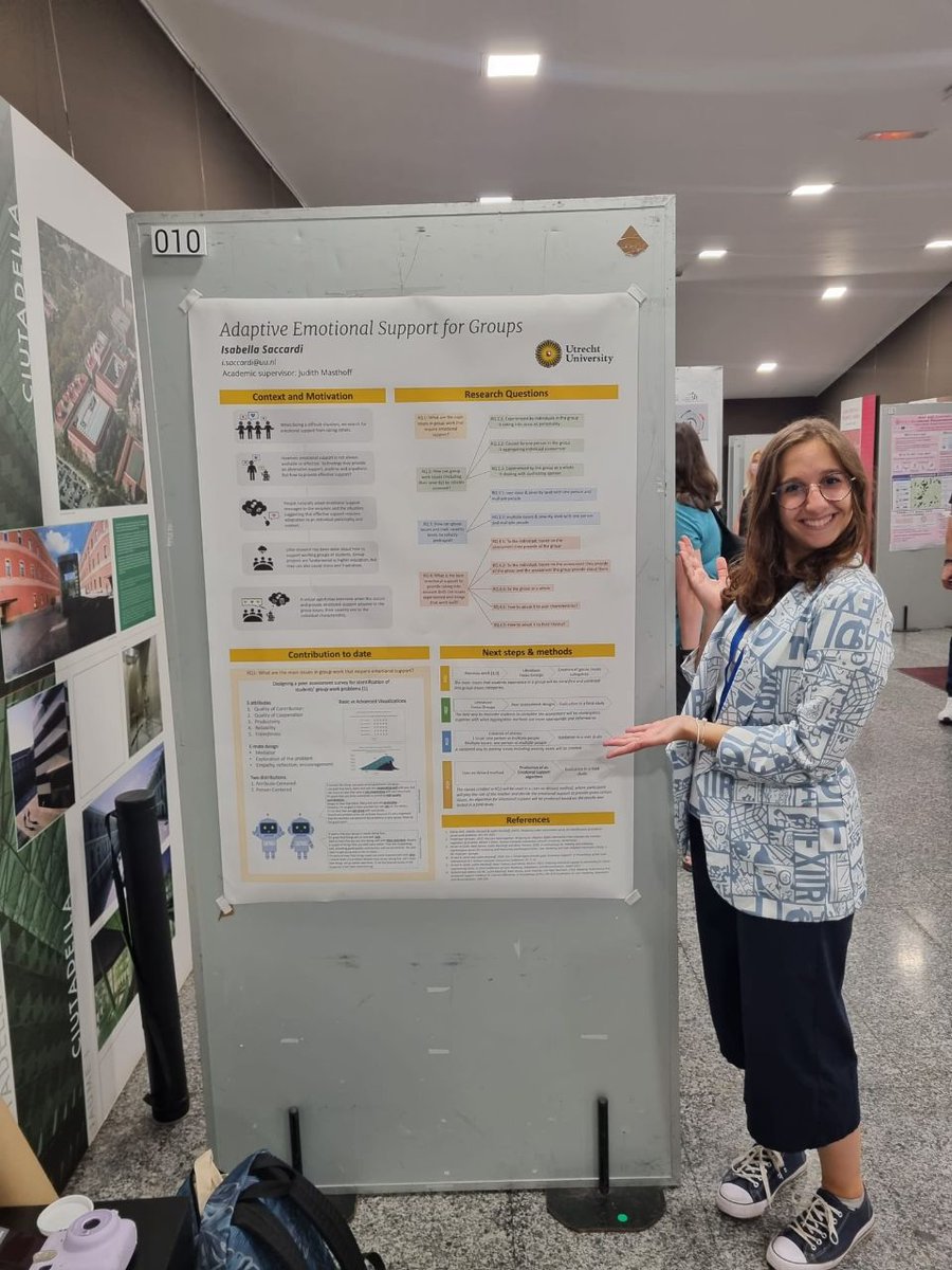 sacc_isa's tweet photo. I was very excited to present my first poster ever at #UMAP2022, where I collected such interesting insights from so many inspiring people. Looking forward to present my DC paper tomorrow afternoon. https://t.co/u8s1jrPFkx