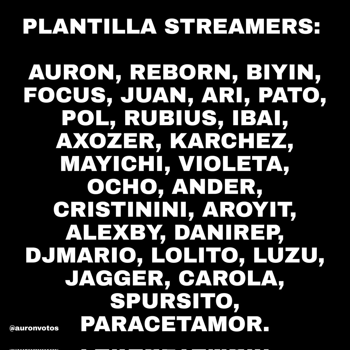 auronvotos's tweet image. Meta para los KCA 

-Meta personal 30 votos 
-Meta general +1k 

#AuronPlay #AURONERS #KCAMexico