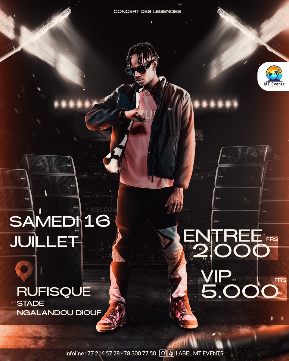 sambapeuzzi's tweet photo. DIAROUL DI LATHIETÈ 
Rendez-vous Samedi 16 juillet 
Stade Ngualandou Diouf Rufisque 📌
Let’s goo ‼️
#MTEVENS
#snboy🇸🇳 https://t.co/kYKV5DhgKP