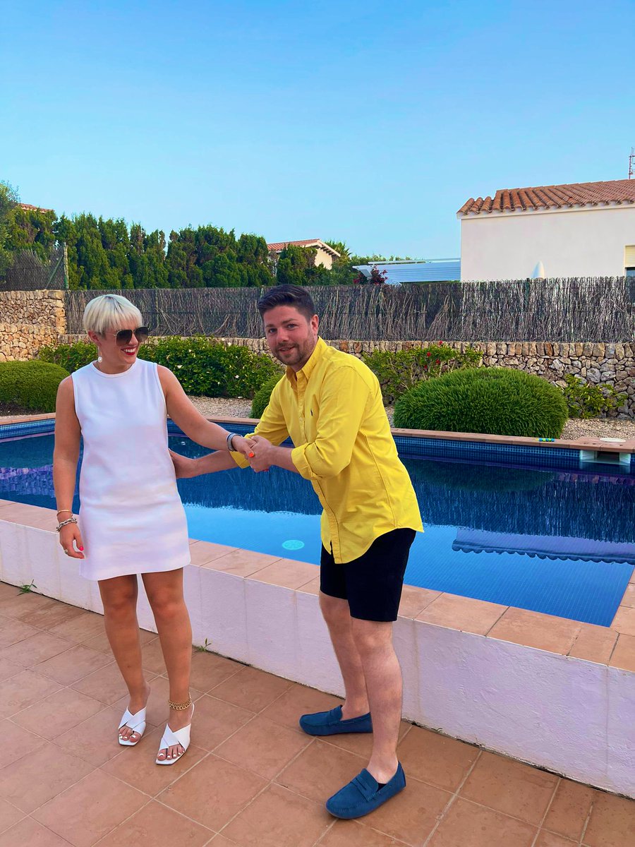 When your husband treats photo opportunities like an award giving ceremony