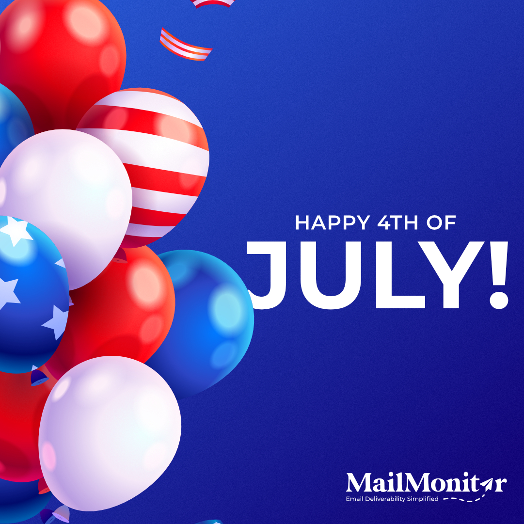 MailMonitor's tweet image. 🇺🇸 Today our team is off celebrating not only 4th of July, but all the email campaigns and promotions that successfully made it to the inbox this week of Independence Day celebrations... and the ones that are still on their way! ;) 

#USAindependenceday #happyfourthofjuly 🎉