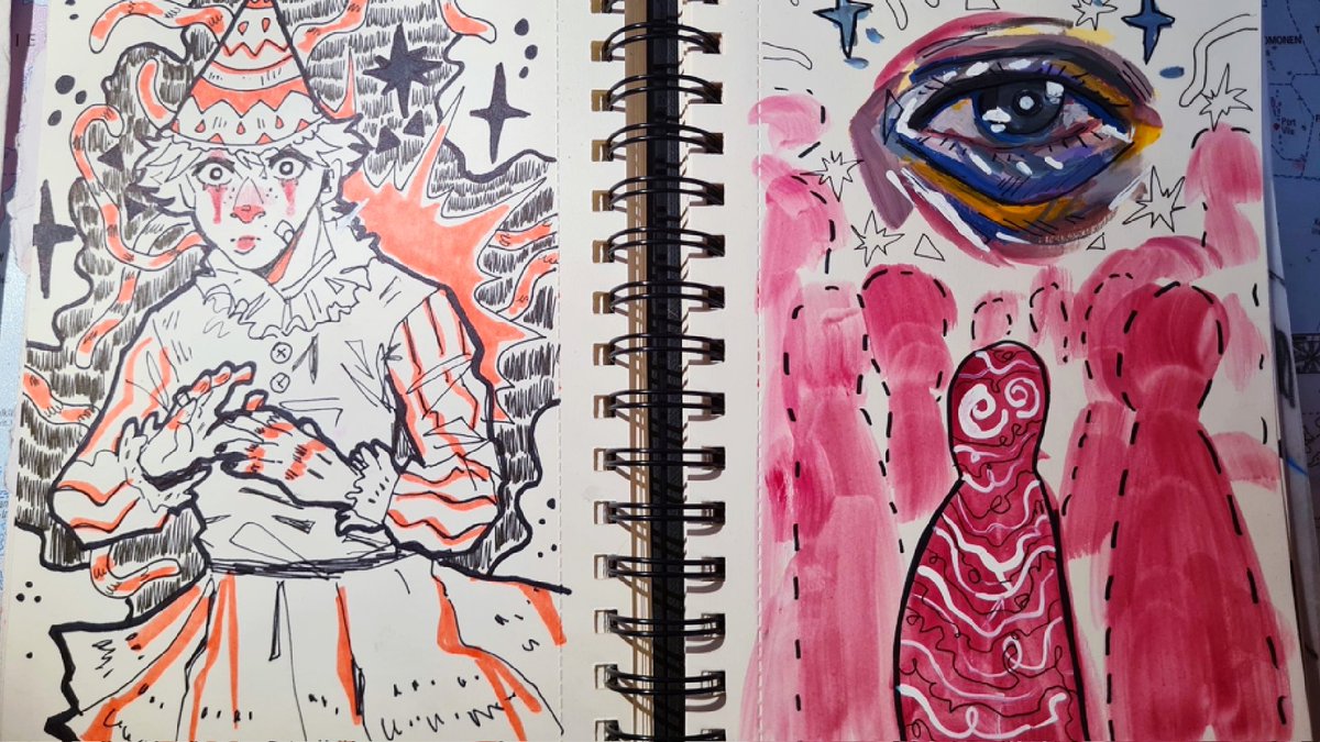 some recent sketchbook pages! 