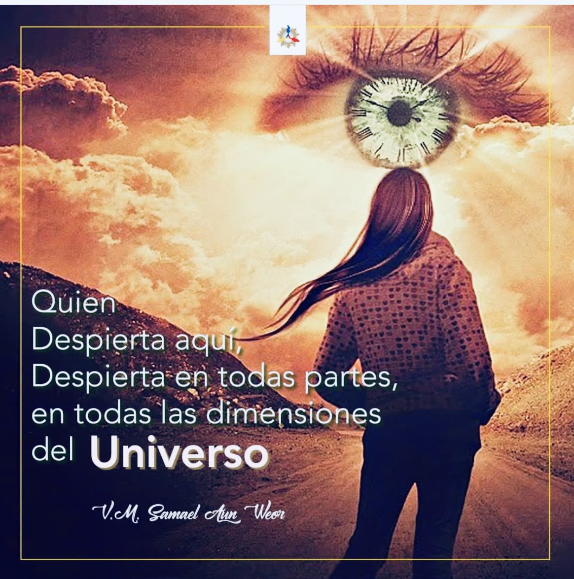 GnosisArgentina's tweet photo. ⚡️Quien, despierta aquí, despierta en todas partes, en todas las dimensiones del UNIVERSO.

Samael Aun Weor

#gnosis #gnosisargentina #meditacion https://t.co/n7PhC9yyOm