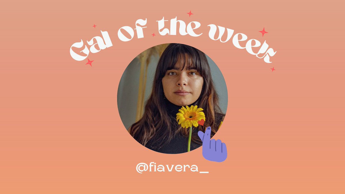 Para un lunes nublado nada como nuestra 🌸Gal of the week:<a href="/fiavera_/">Fía Vera</a> 🌸

✨Una mujer que esta buscando crear grandes experiencias en la web3 y sin duda aplaudimos tu esfuerzo 🫶

Abrimos 🧵 para contarles más de Sofía
