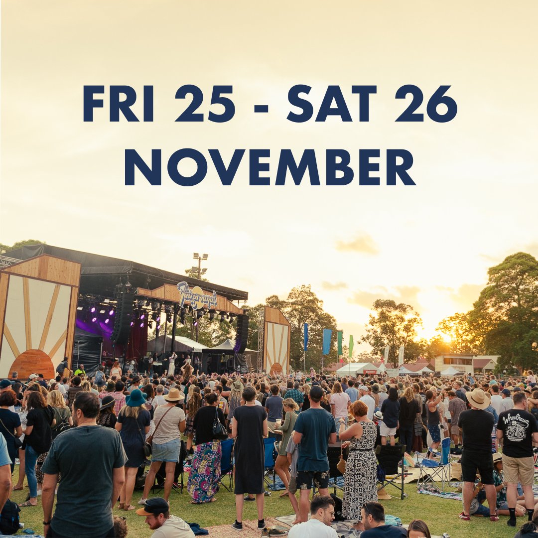 Yep, we’re back! Fairgrounds Festival is returning Fri 25 - Sat 26 November to Berry, NSW. Line-up coming in August, sign up to be the first to know: fairgrounds.com.au