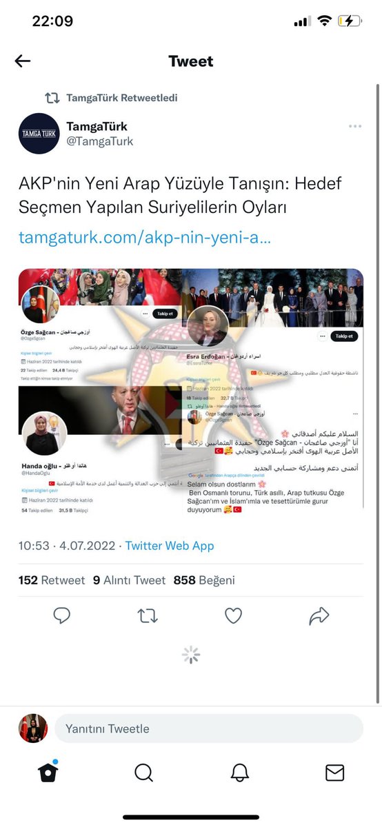 AK Parti teşkilat mensuplarının hesapları üzerinden sahte profil oluşturanlar, ırkçılığı körükleyerek neyin peşindeler acaba?

Yapanlar ve yayanlar aynı merkezin kuklaları...

Yalancı ve müfterileri lütfen spam olarak bildirin.