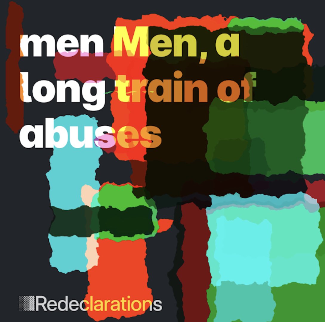 RdclrtnsNFT's tweet photo. Today we’re enjoying this reckoning against the more oppressive sex. You can find these 3 redeclarations and others on @opensea - Happy New Redeclared 4th of July everyone 👊
https://t.co/IPFTvCd0sR
#hackthedeclaration
#4THJULY #4thofjuly2022 #NFTCommunity #NFTdrop https://t.co/zSkVGie0p4