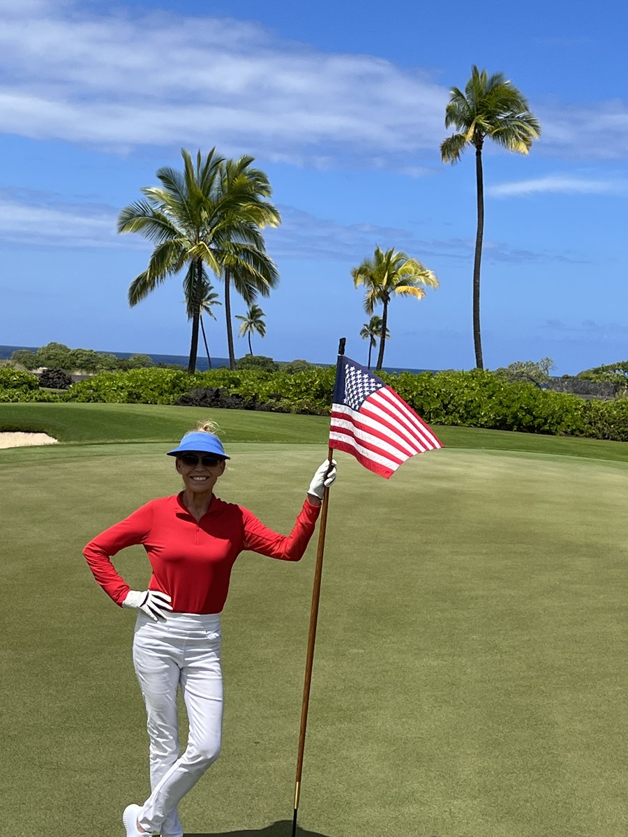 Happy 4th of July! #americanflag #golf