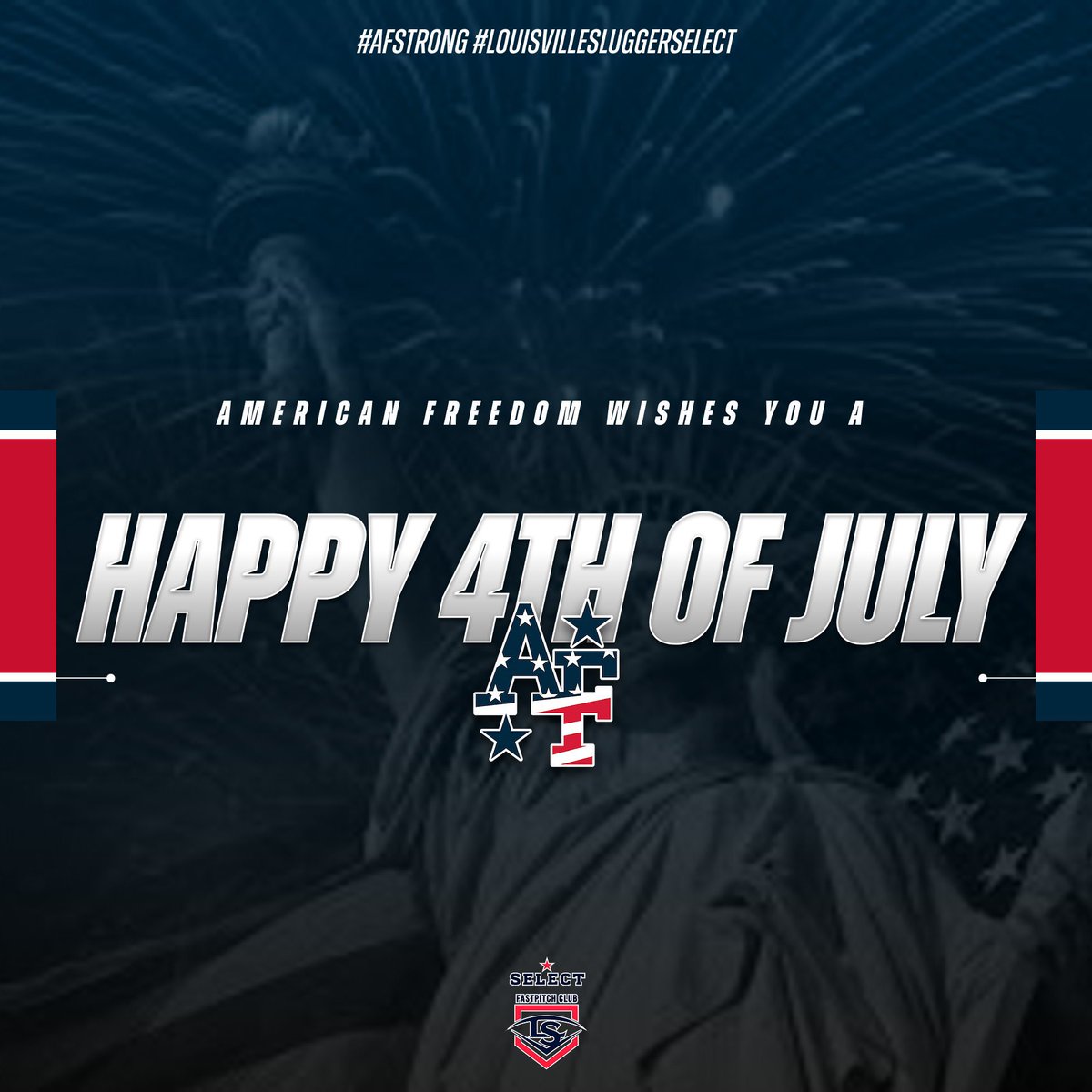 Happy Independence Day America! #louisvillesluggerselect #afstrong