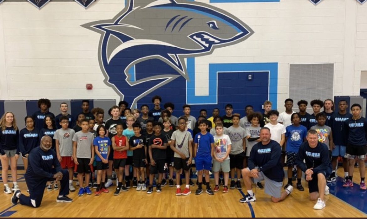 Great to work with my coaches, teammates, and campers at our summer Shark Camp.