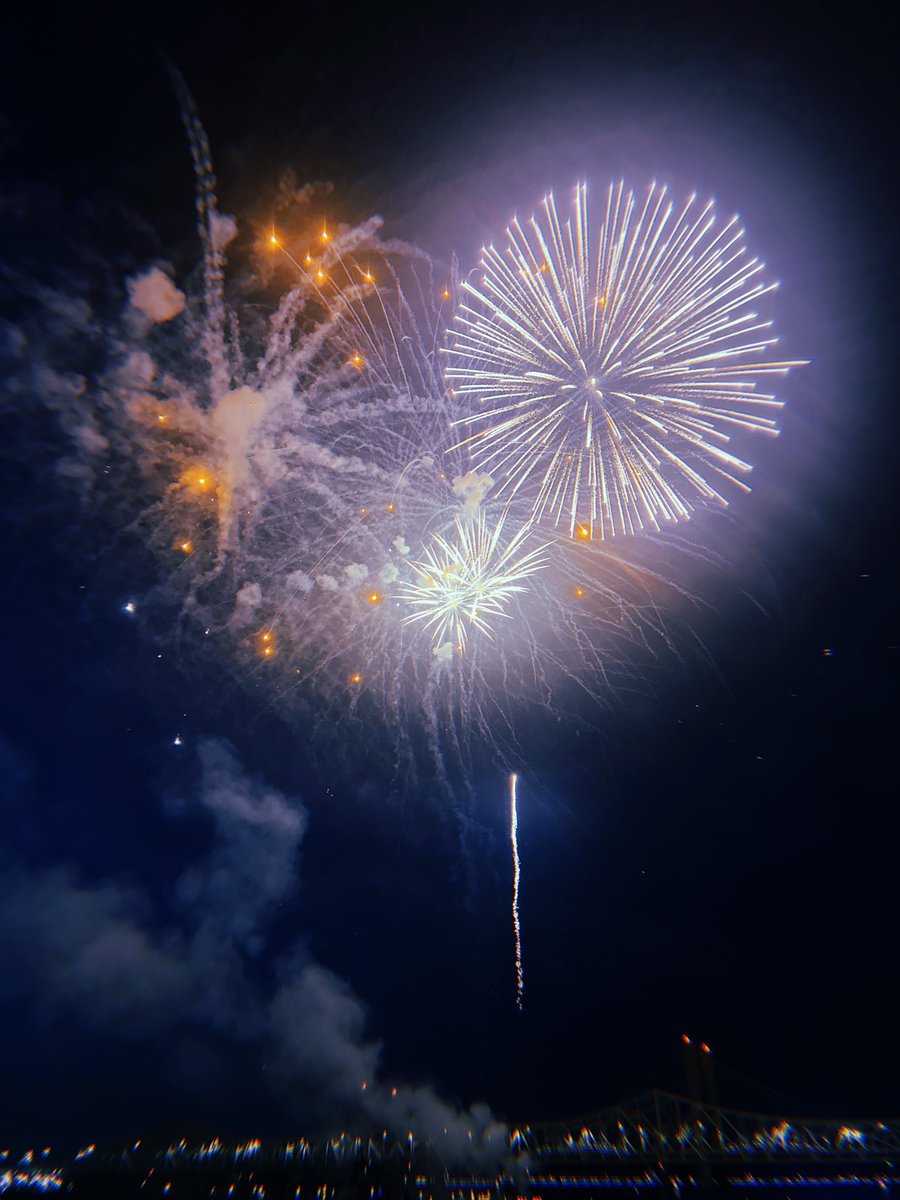 Fantastic 4th of July celebration and fireworks show at Waterfront Park in Louisville, KY