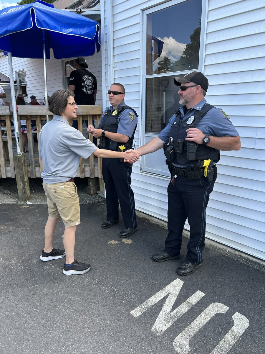 nolanforsenate's tweet photo. After the Colchester parade, I went up to Morrisville and chatted with VFW Post 9653 at their Independence Day BBQ. If you’re enjoying your freedom today, thank a veteran! #TeamNolan #NolanForSenate
#vermont #vt #vtpoli https://t.co/q9VFL8hGSu