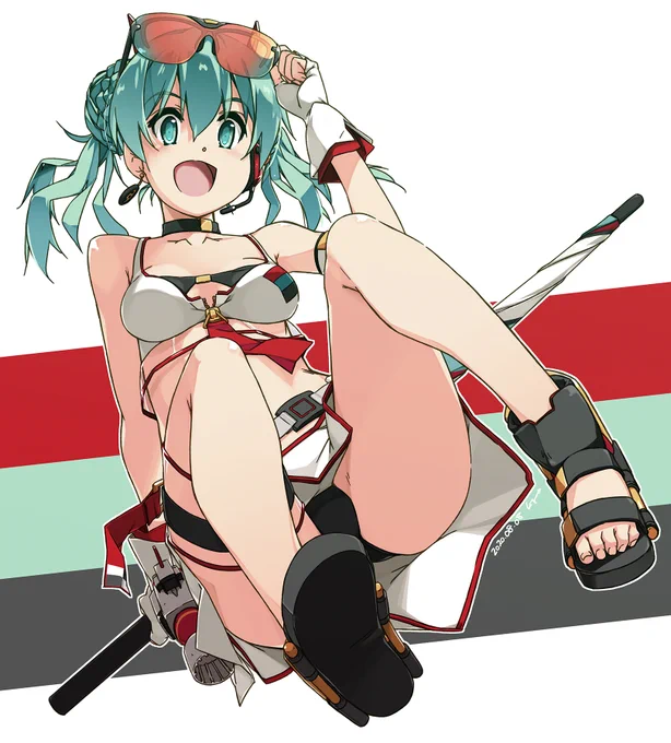 過去絵御容赦どれも分類上は……のはず🤔 #ビキニの日 
