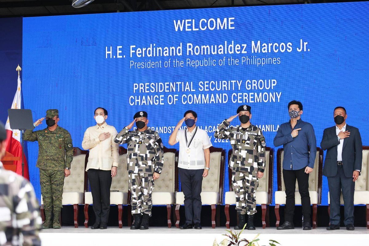 bongbongmarcos's tweet photo. With integrity and valor, may you remain united in safeguarding the institution of the presidency as it strives to bring about a more secure, peaceful, and dignified life for the Filipino people. https://t.co/P5BRE3JCNn