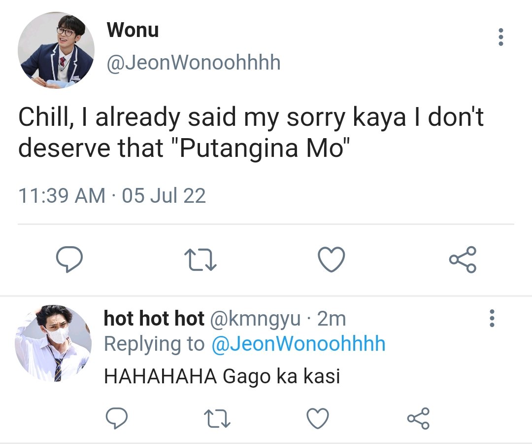 Llikide_'s tweet photo. "I ***e you" 
 
A WonHui Au wherein https://t.co/I4kV28SBg1