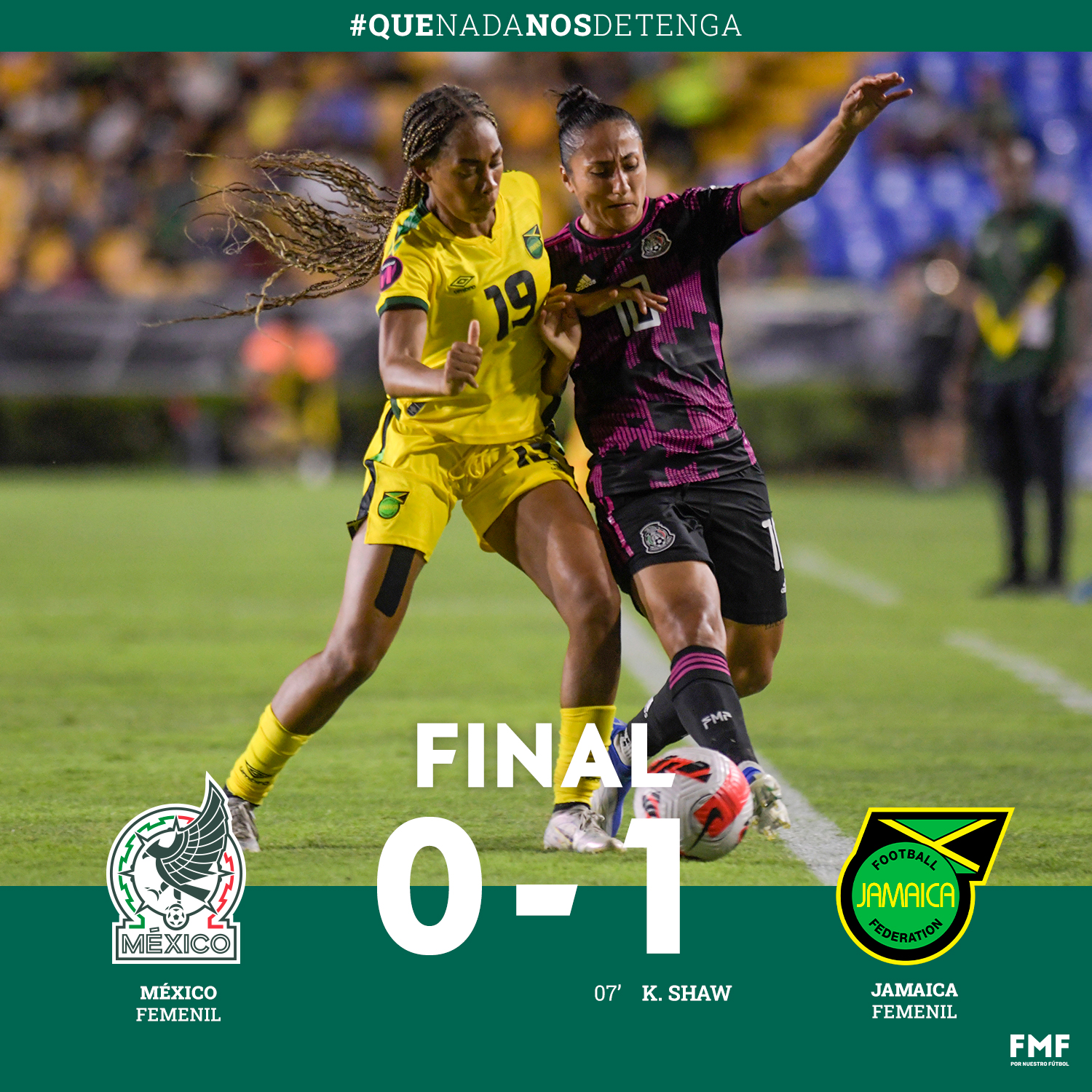 Jamaica sorprendió a México en el premundial femenil