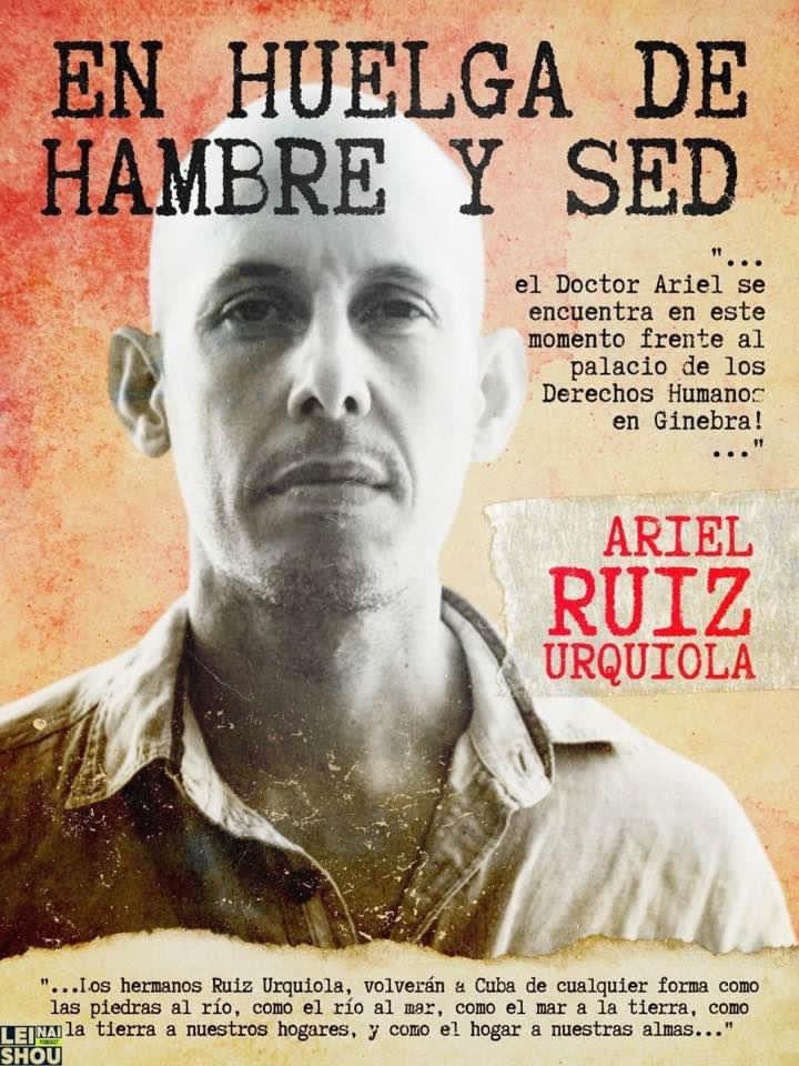 interpuellas's tweet photo. Con @OmaraRUrquiola y con Ariel. Y con las cubanas y los cubanos que estamos todos los días en peligro de dar la vida por un deber. #DerechoARegresar https://t.co/NNkCmL6gl5