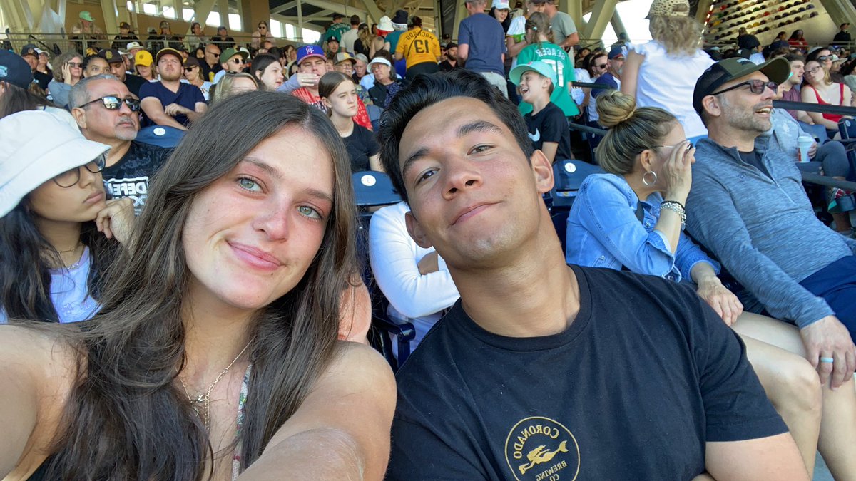 First Padres game! Yay! #TIMETOSHINE