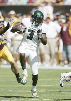 NWSportsWatch's tweet photo. 3. DAYS. 🦆🏈

#BellottiEraCountdown #GoDucks #NWSW
@oregonfootball 
Pictured: Cameron Colvin https://t.co/z5IDJrrwTS
