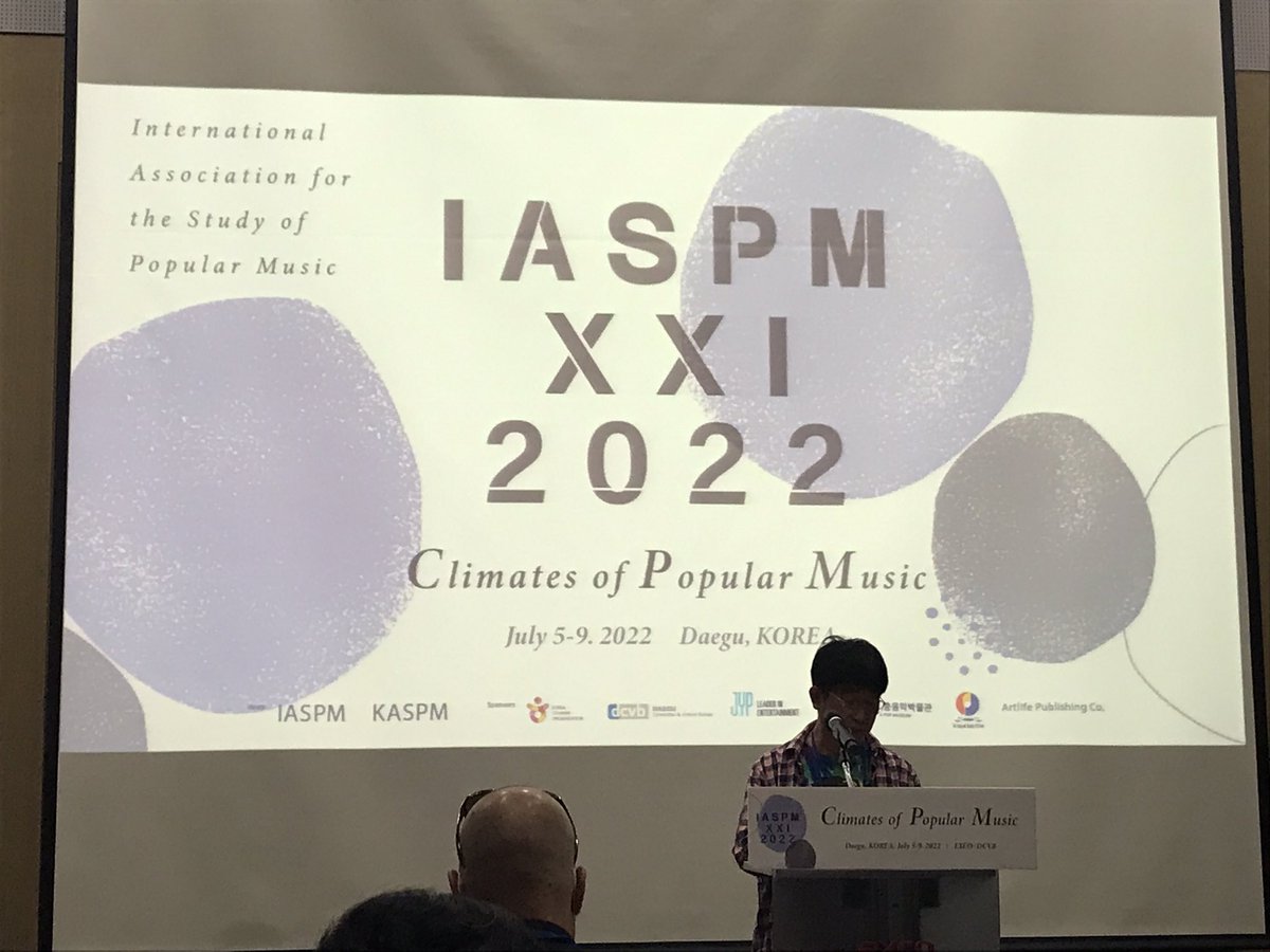 Prof.Shin is opening #iaspm202 with his enlightening speech <a href="/IASPM_OFFICIAL/">IASPM</a>