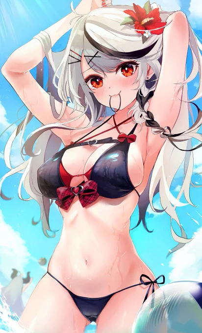 #ビキニの日
#さかまた飼育日記 

holoXの夏休み🌺👙(再掲&amp;タップ推奨) 