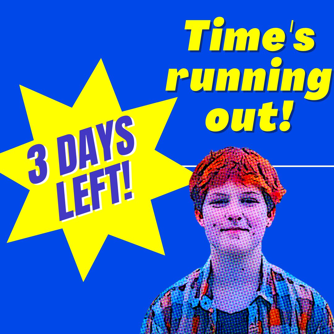 ALMOST THERE! ⏰ 3 DAYS LEFT IN OUR CAMPAIGN! We have raised $10,662 (🤯) and are JUST $1,338 away from being fully funded! LET'S GET IT! 🤝