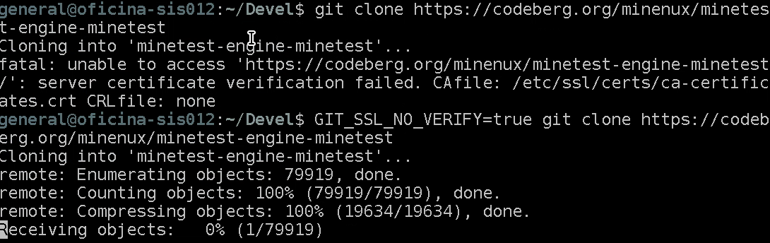vegnuli's tweet photo. Solucion a error git “certificate verification failed. CAfile” https://t.co/9LAos7e6xZ https://t.co/20IYalum5o