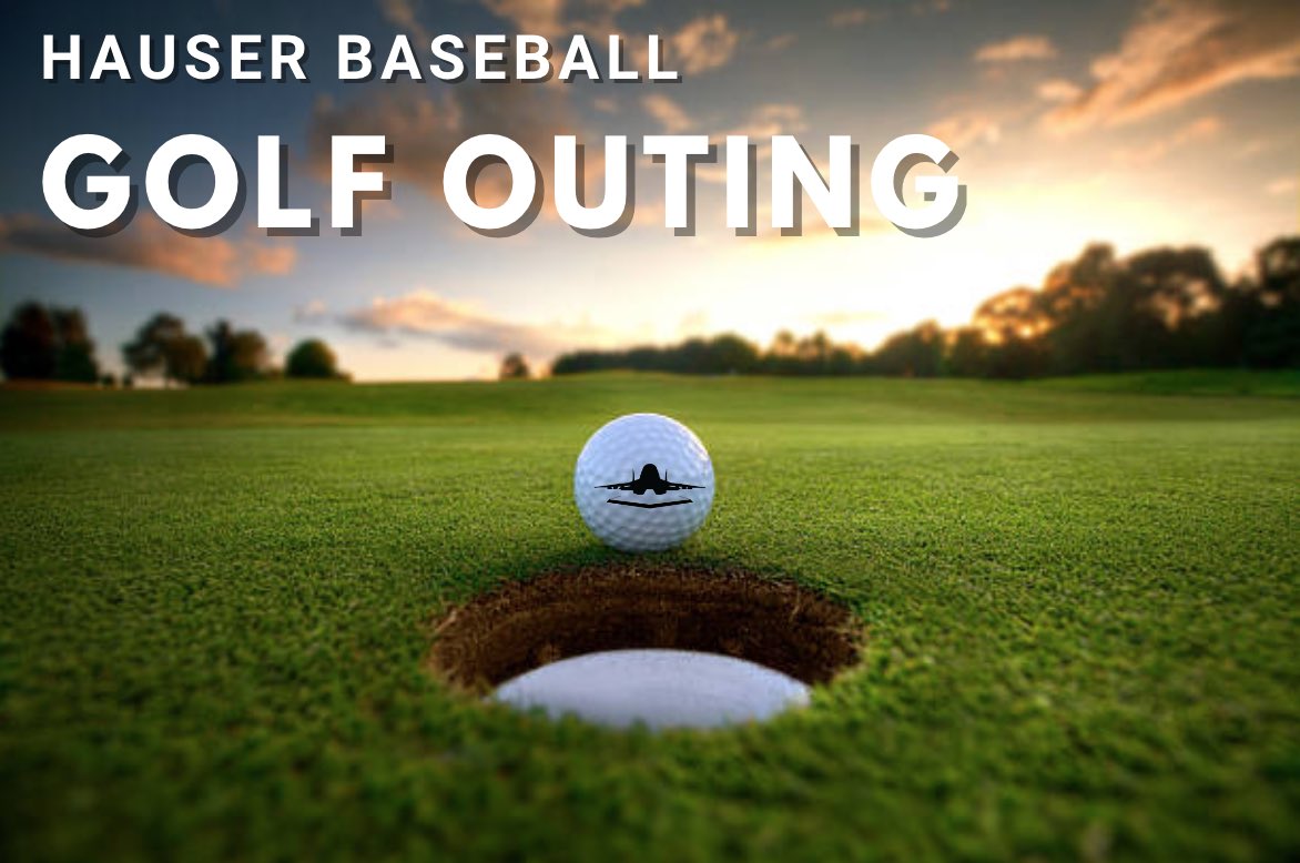 The annual Hauser Baseball Golf Outing is scheduled for August 20th, 2022 at Timbergate Golf Course. More information will be announced in the coming weeks.