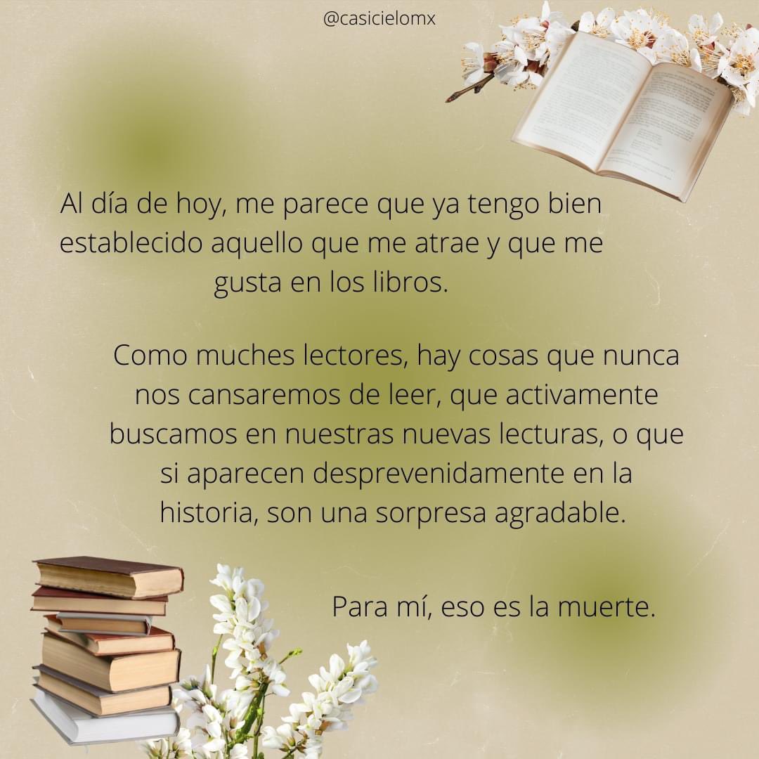casicielomx's tweet photo. El primer post de esta nueva sección corre a cargo de #CCMiranda, quien nos comparte su gusto por los libros que abordan la muerte 📚💀
¡Lee el post completo aquí! -> https://t.co/rq0gAcS51a https://t.co/sysssvCPr7