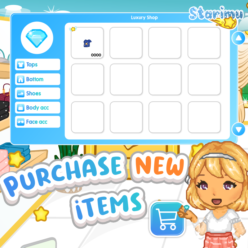 Hello everyone! Just wanted to share little sneak-peaks of the incoming features to starimu.
#MMOrpG #fantage #woozworld #habbo