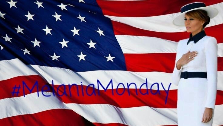 Happy #MelaniaMonday! 
Happy #IndependenceDay! 
#FLOTUS #AmericanPride 
❤🤍💙❤🤍💙❤🤍💙