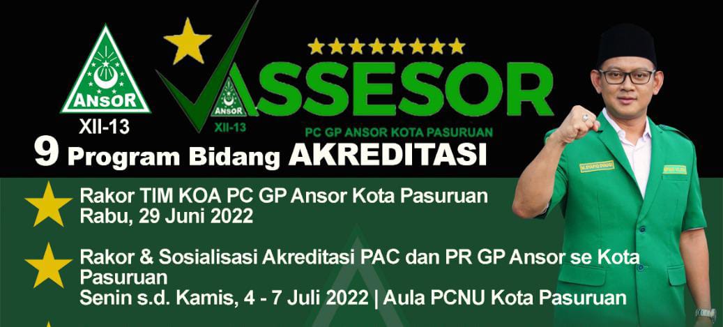 AnsorKopas's tweet photo. Gelar Sosialisasi &amp; Bimbingan Teknis Pimpinan Ranting serta Pimpinan Anak Cabang GP Ansor se Kota Pasuruan | 4 - 7 Juli 2022
Mewujudkan Organisasi yang tertib administrasi, taat azaz, berakhlakul Karimah dan Sigap berdampak untuk Bergerak
@pwansorjatim 
@syafiq_ansor 
@Dhydieet https://t.co/JLXU3mdGgT