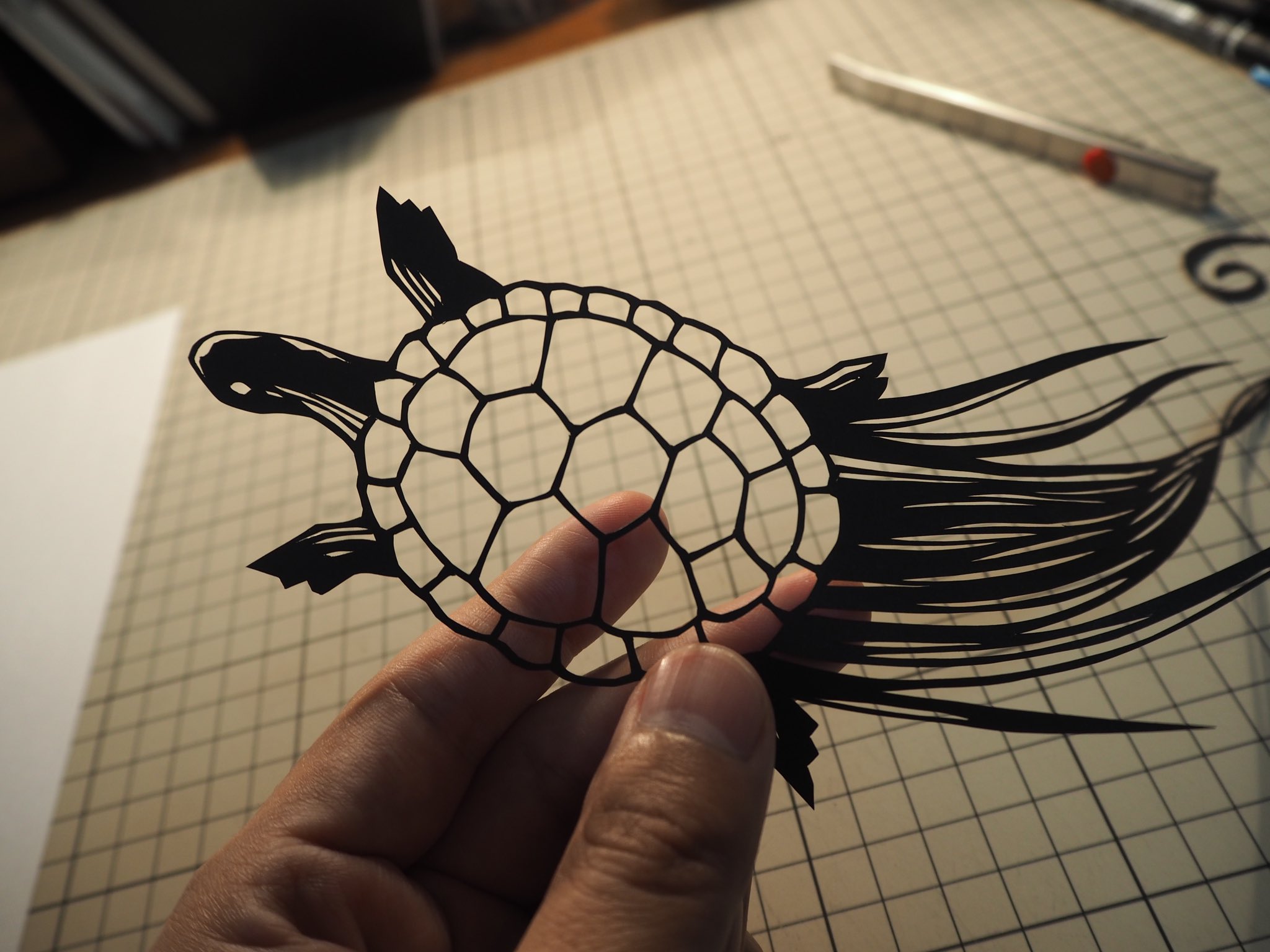 切り絵イラスト Twitter Search Twitter
