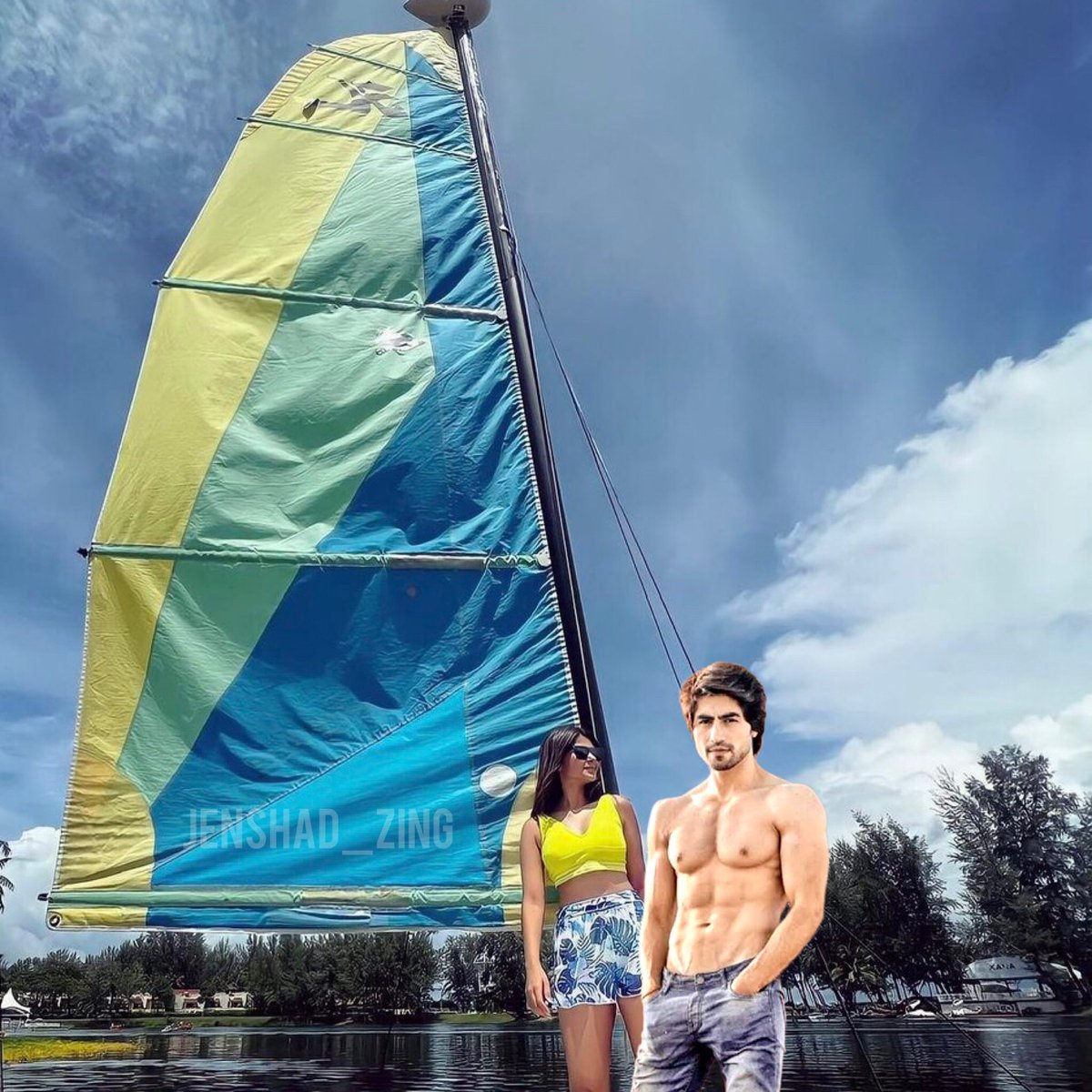 JenShadZing's tweet photo. Am addicted to your light🤍
#jenshad ♥️♾ #jenniferwinget #harshadchopda #sailinghome https://t.co/zl0KiNvrLd
